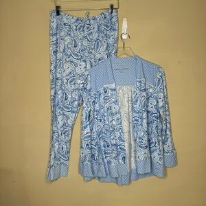 Carole Hoche size medium pants and jacket pj’s